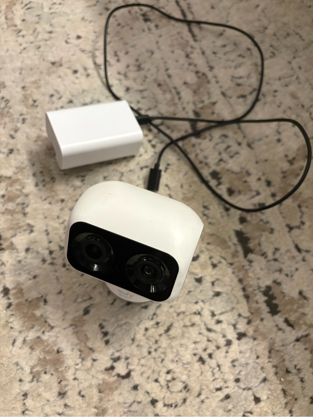 eufy - S350 Indoor Wired 4K PTZ Security Camera with Dual Lens - White
